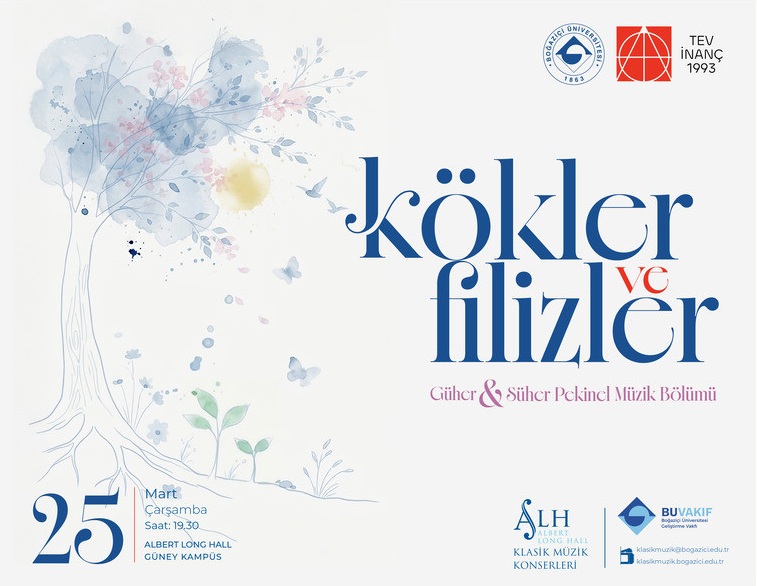 Klasik müzik etkinliği afişi